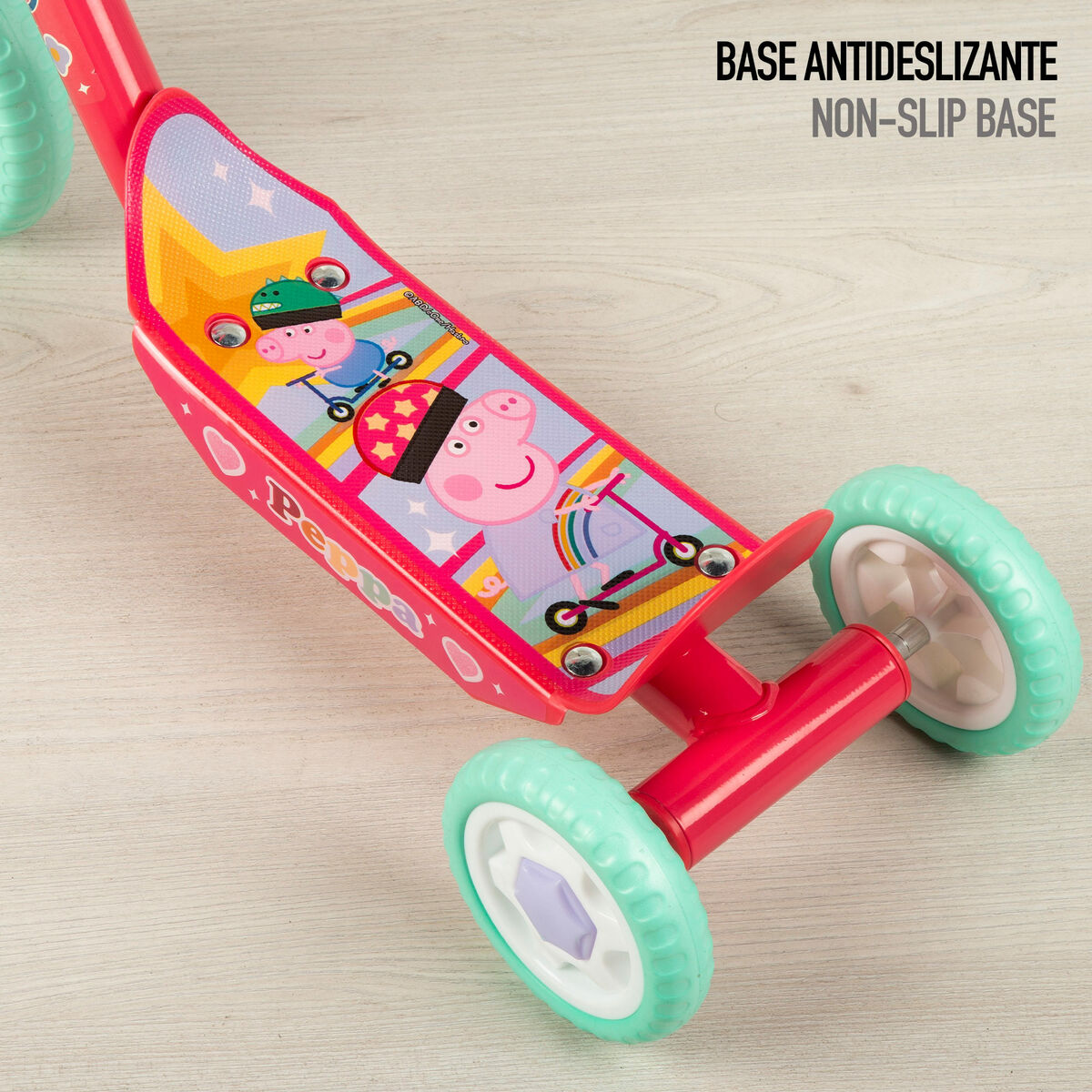 Trotinetă Peppa Pig Gumă Metal Plastic - Sport și în aer liber, Mobilitate urbană