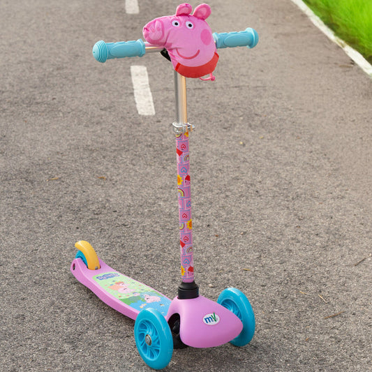 Trotinetă Peppa Pig Metal Plastic Multicolor - Sport și în aer liber, Mobilitate urbană