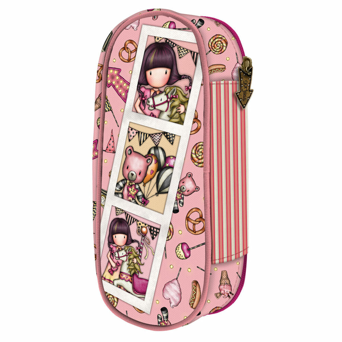 Penar Școlar Gorjuss Carousel Somon (10 x 23 x 6 cm) - Birou și papetărie, Material școlar și educațional