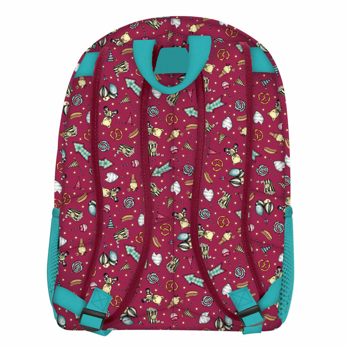 Ghiozdan Gorjuss Fireworks Castaniu 31.5 x 40 x 22.5 cm - Birou și papetărie, Material școlar și educațional