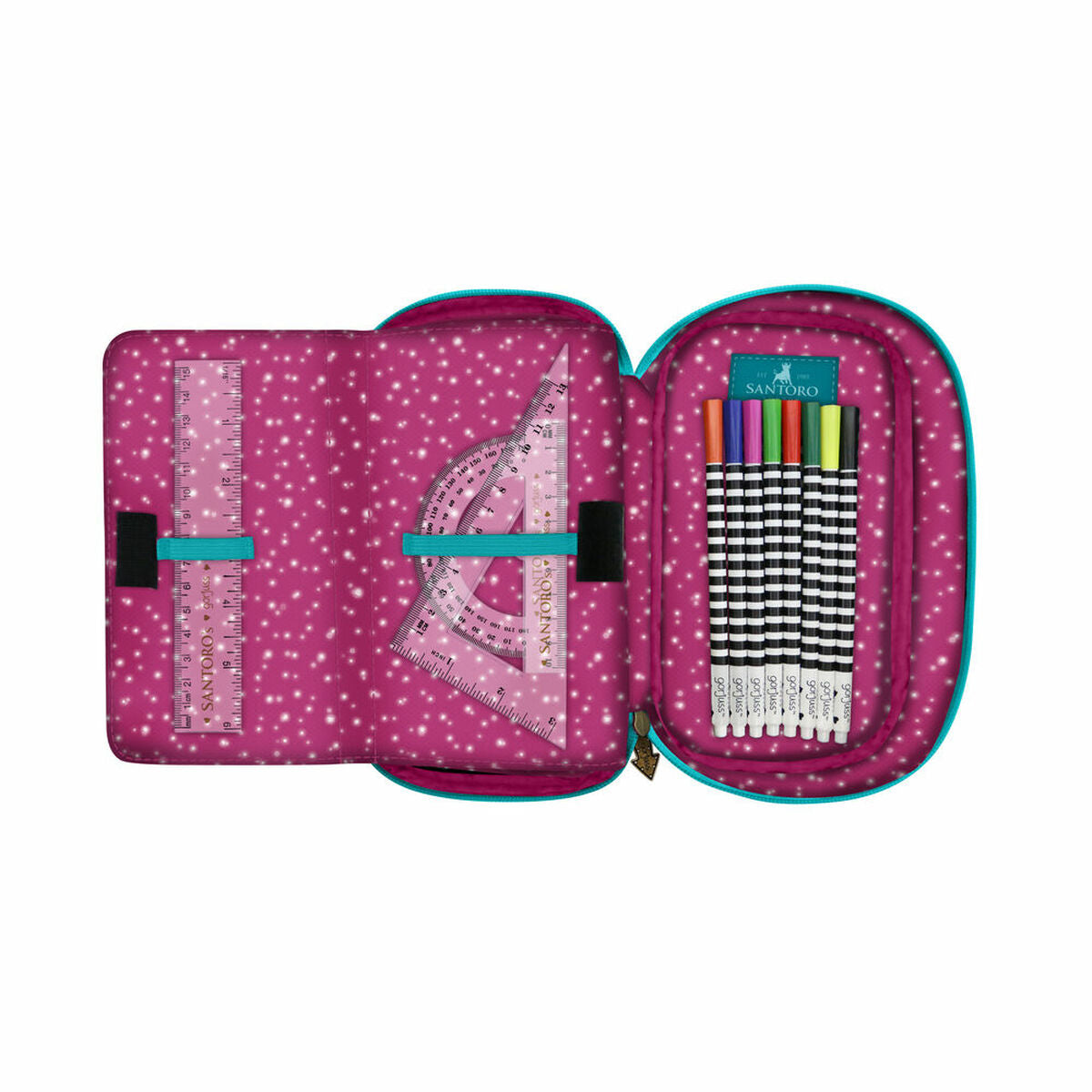 Penar Gorjuss Fireworks Castaniu (45 Piese) - Birou și papetărie, Material școlar și educațional