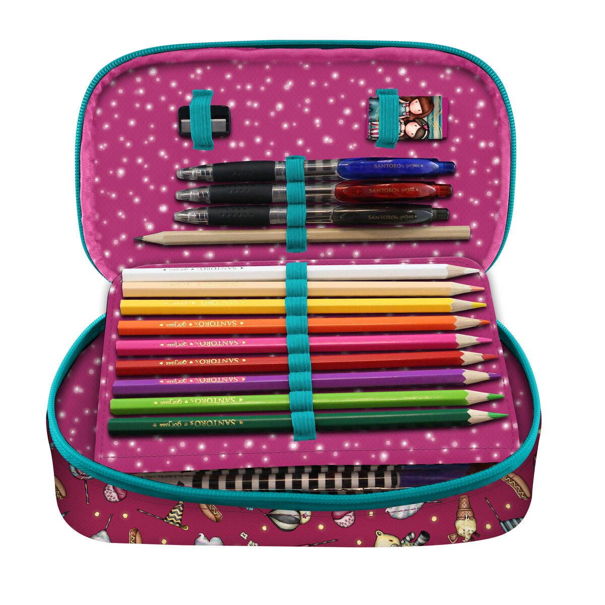 Penar Gorjuss Fireworks Castaniu (45 Piese) - Birou și papetărie, Material școlar și educațional