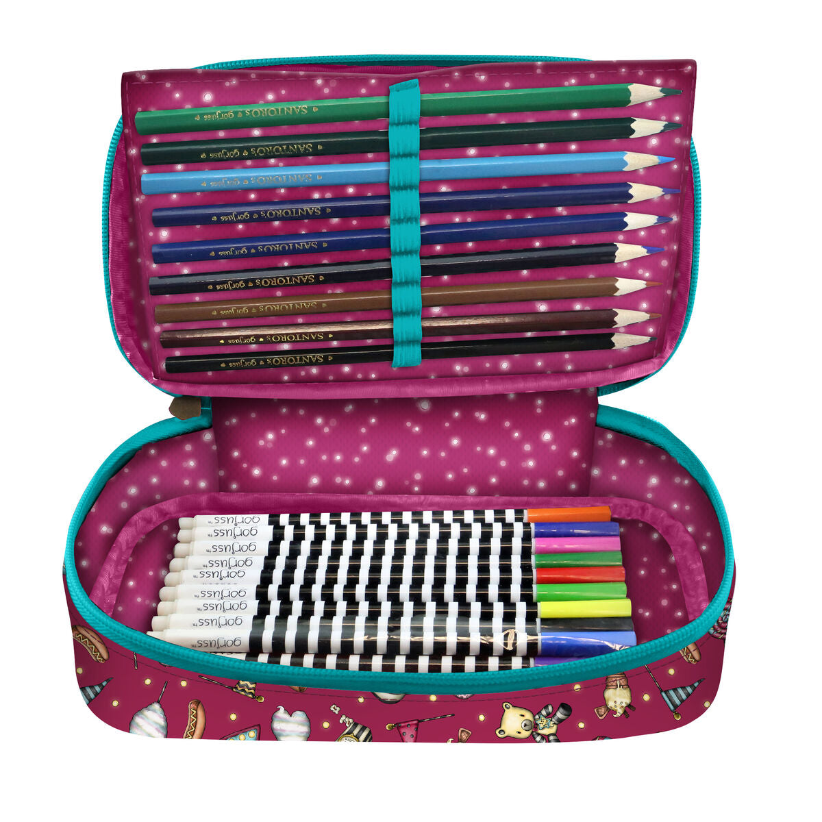 Penar Gorjuss Fireworks Castaniu (45 Piese) - Birou și papetărie, Material școlar și educațional