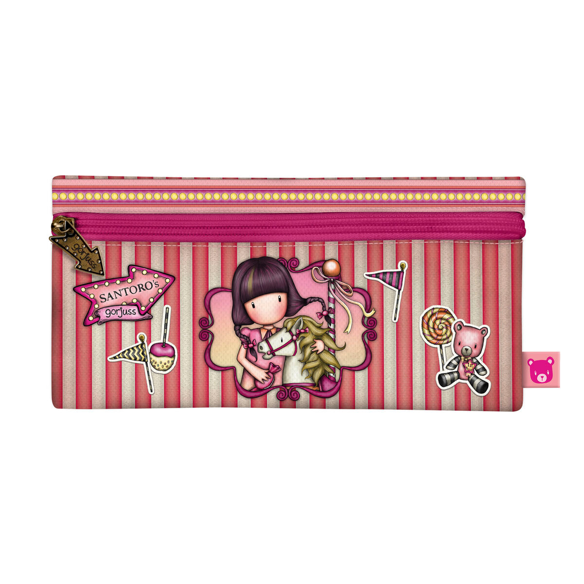 Penar Școlar Gorjuss Carousel Somon (22 x 11 x 1.5 cm) - Birou și papetărie, Material școlar și educațional