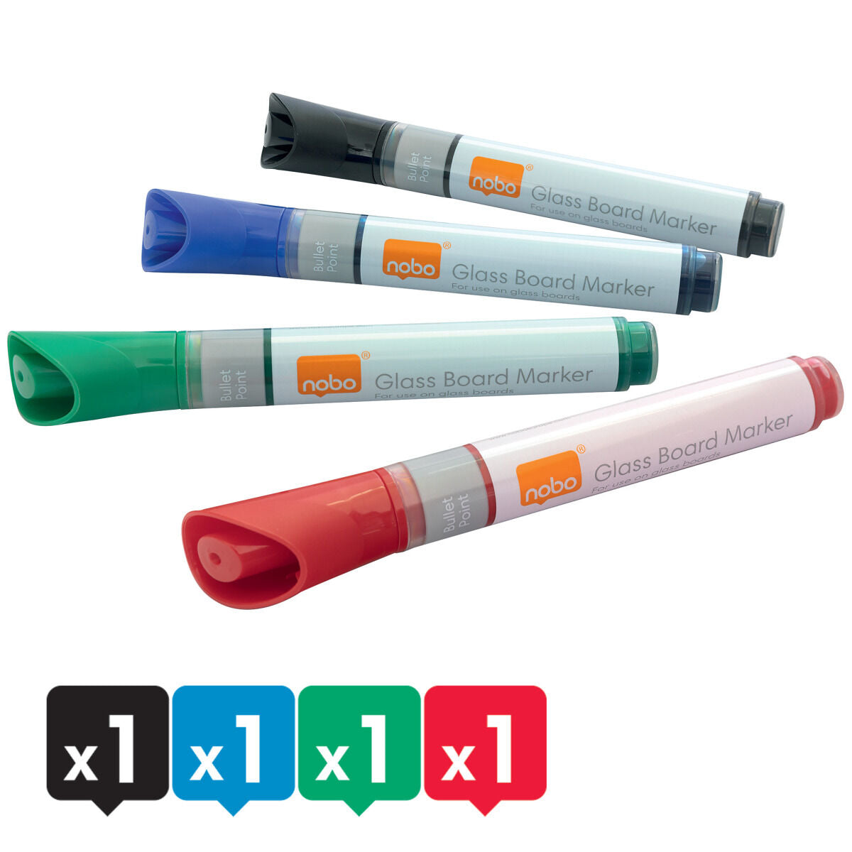 Marker pentru tablă albă Nobo 4 Unități - Birou și papetărie, Pixuri, creioane și articole de scris