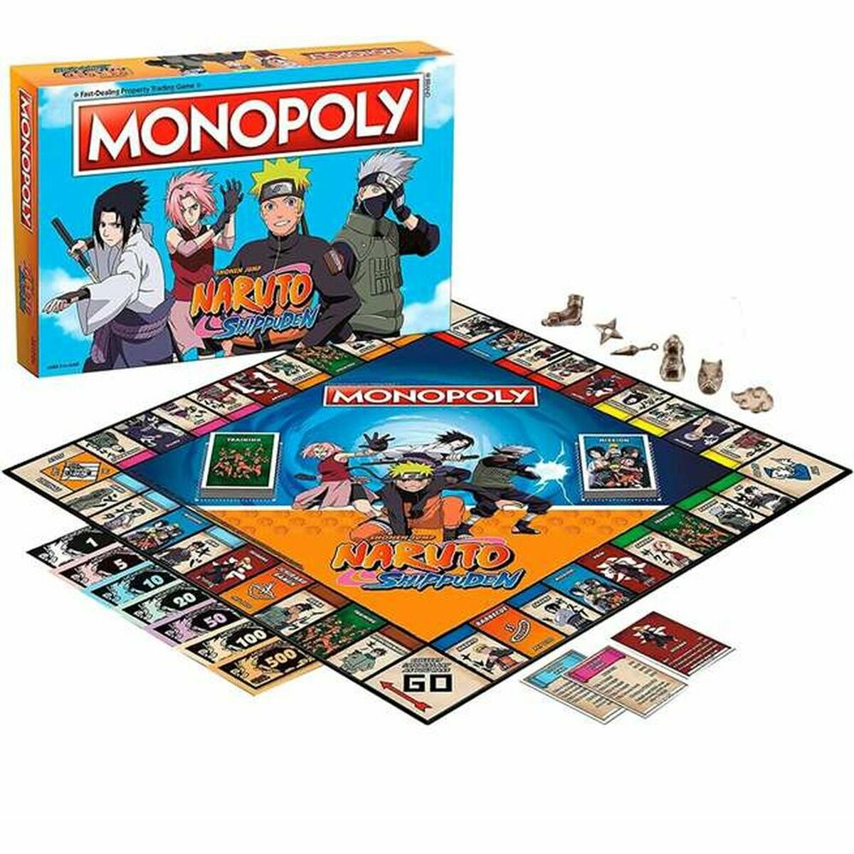 Monopoly Hasbro Naruto Shippuden (ES) - Jucarii si jocuri, Jocuri și accesorii