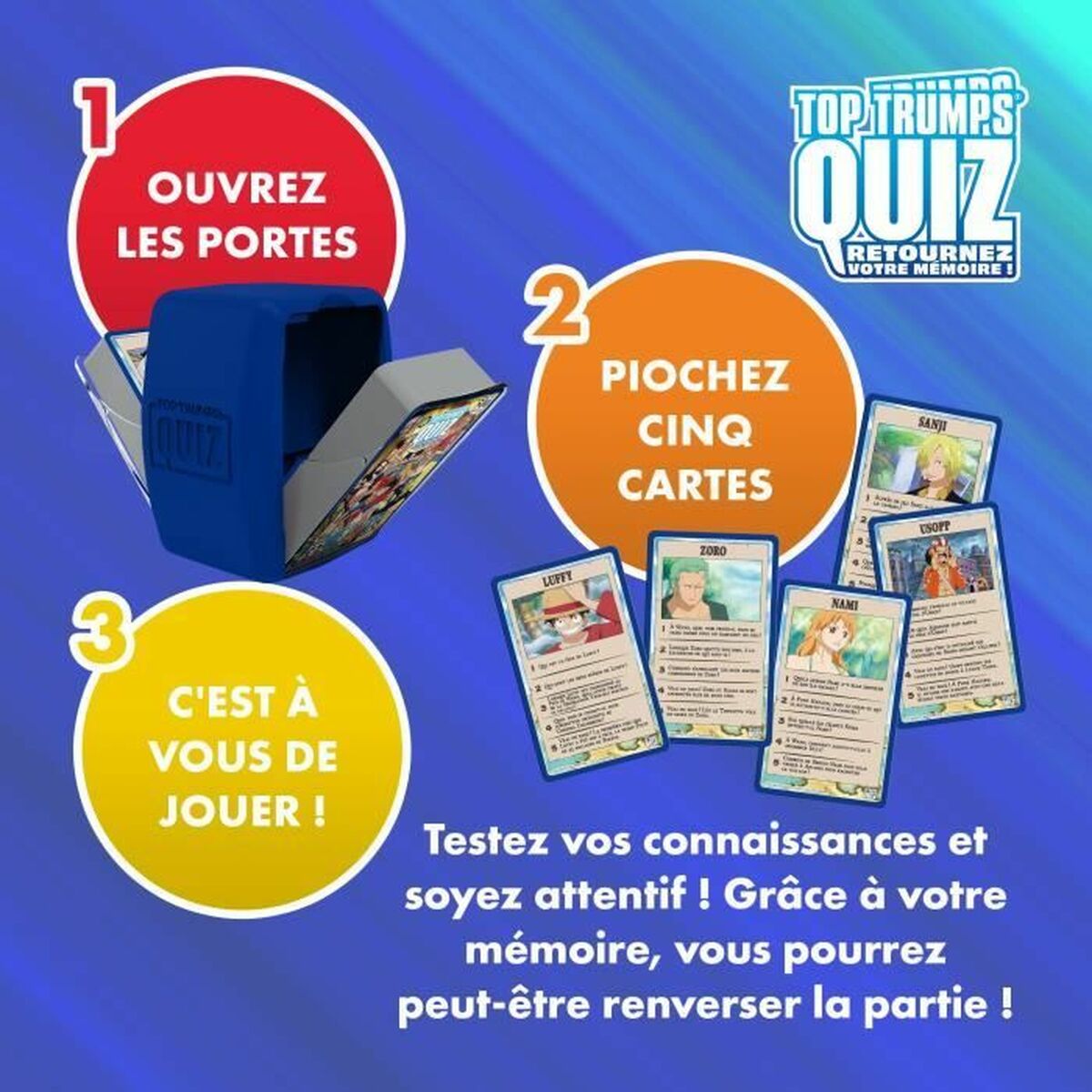 Joc de Masă Winning Moves One piece - quiz - Jucarii si jocuri, Jocuri și accesorii