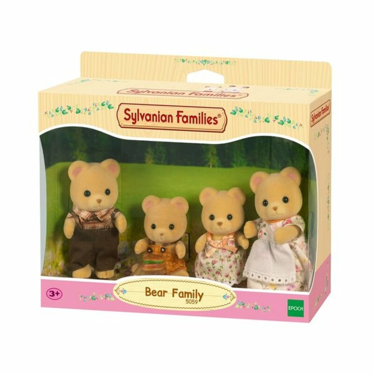 Set de păpuși Sylvanian Families Bear family - Jucarii si jocuri, Păpuși și figurine