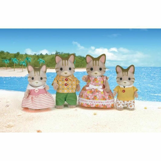 Figurine de Acțiune Sylvanian Families Striped Cat Family - Jucarii si jocuri, Păpuși și figurine