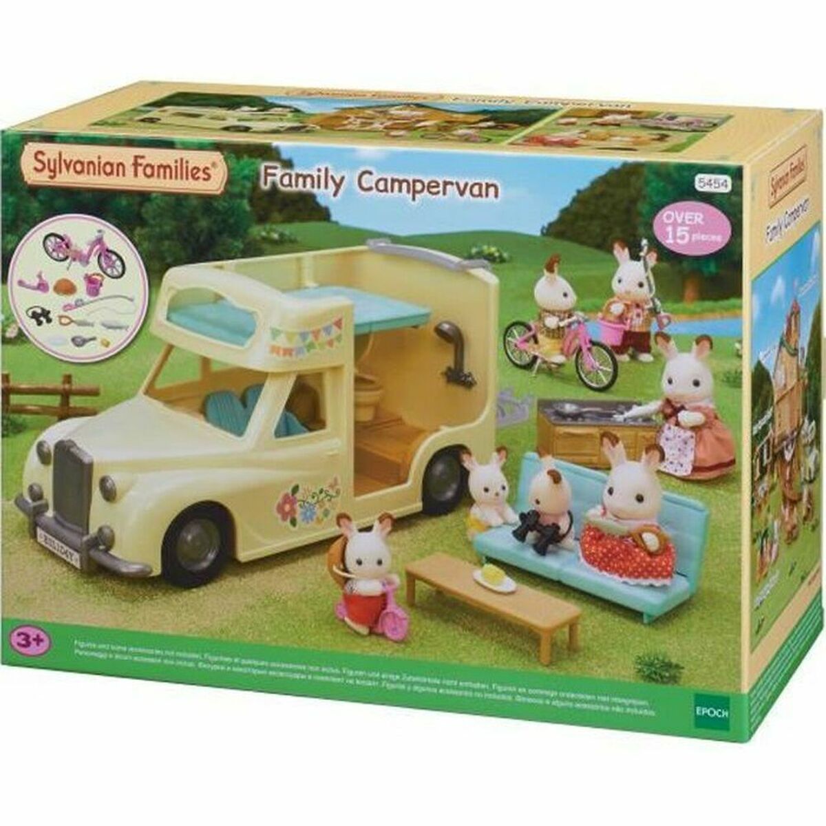 Accesorii pentru papusi Sylvanian Families The Camping Car - Jucarii si jocuri, Păpuși și accesorii