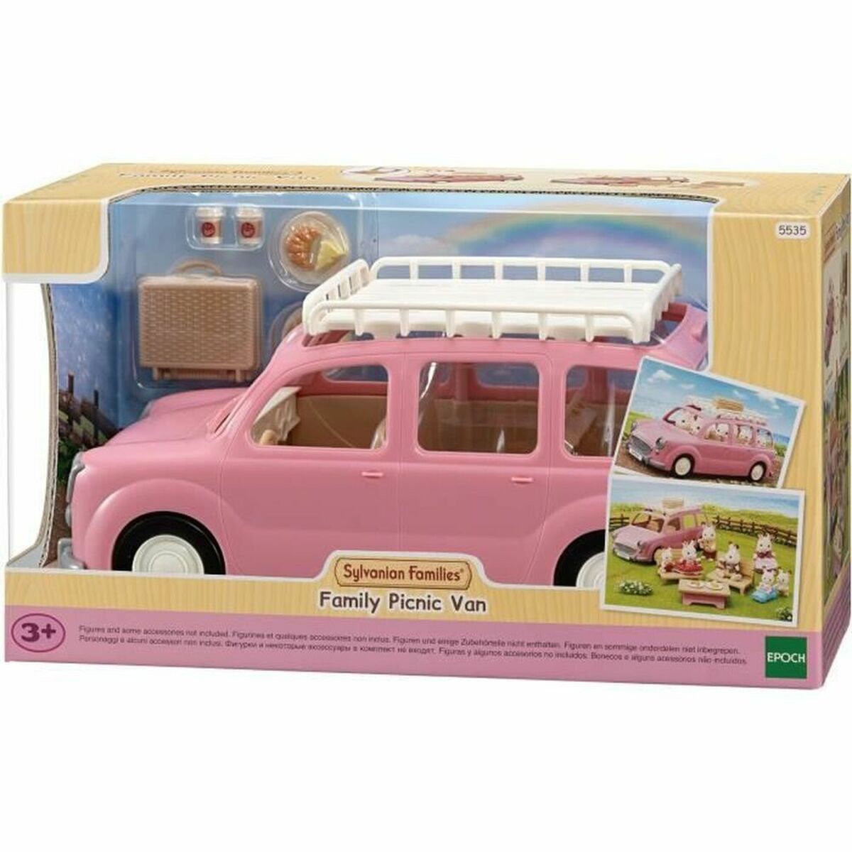 Caravană Sylvanian Families Family Picnic Van - Jucarii si jocuri, Păpuși și accesorii