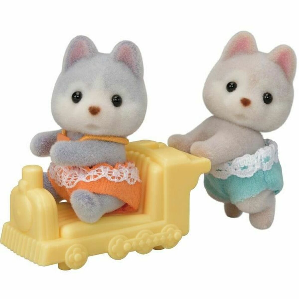 Figurine de Acțiune Sylvanian Families Los gemelos Husky - Jucarii si jocuri, Păpuși și figurine