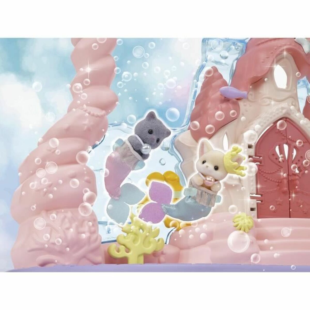 Set de jucării Sylvanian Families Babie Mermaid Castle Plastic - Jucarii si jocuri, Jocuri și accesorii