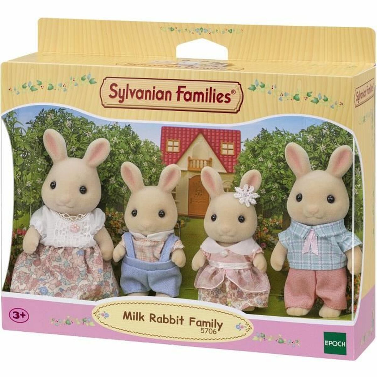Set de păpuși Sylvanian Families 5706 Iepure Familie 4 Piese - Jucarii si jocuri, Păpuși și figurine