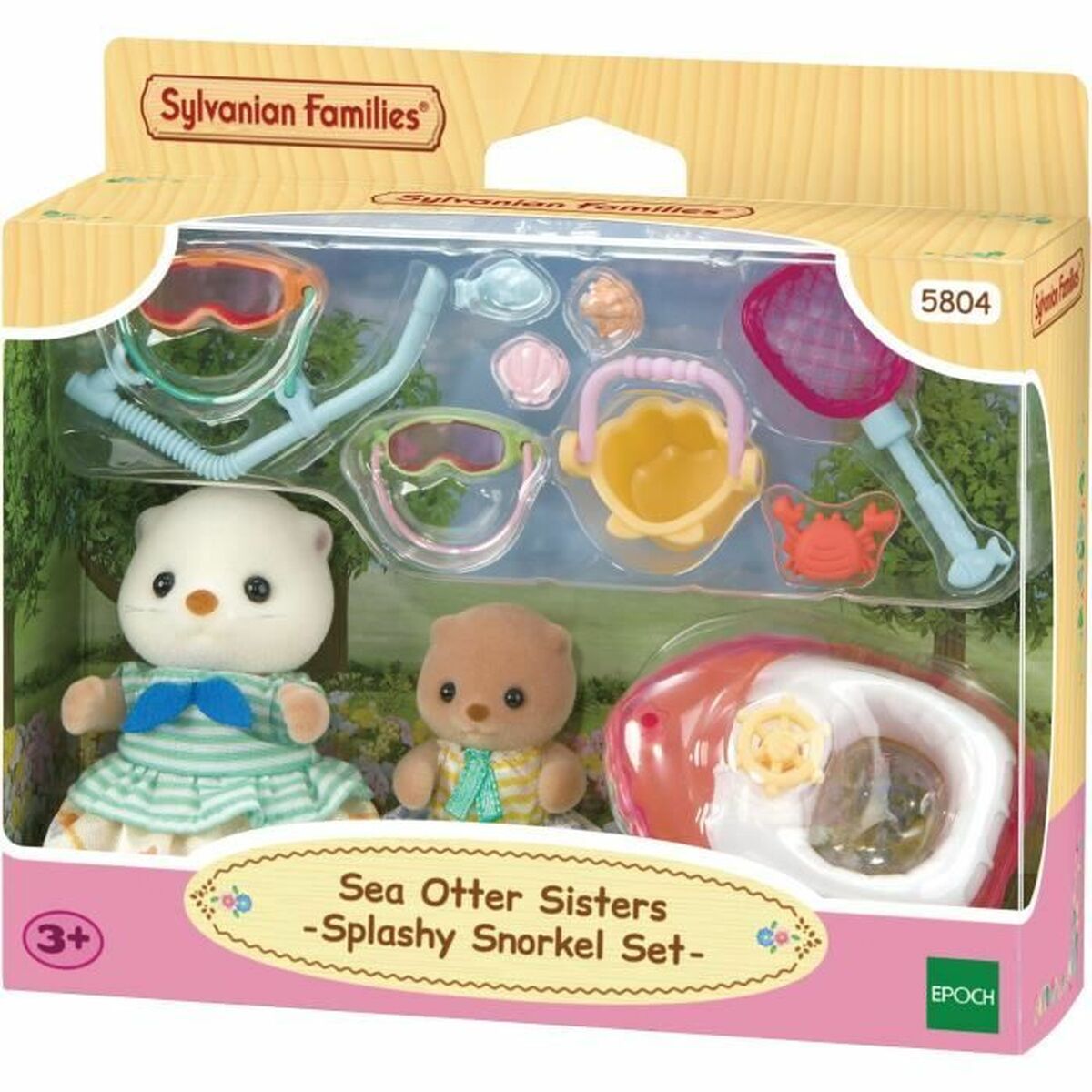 Figura îmbinată Sylvanian Families Las hermanas nutrias marinas animale - Jucarii si jocuri, Păpuși și figurine