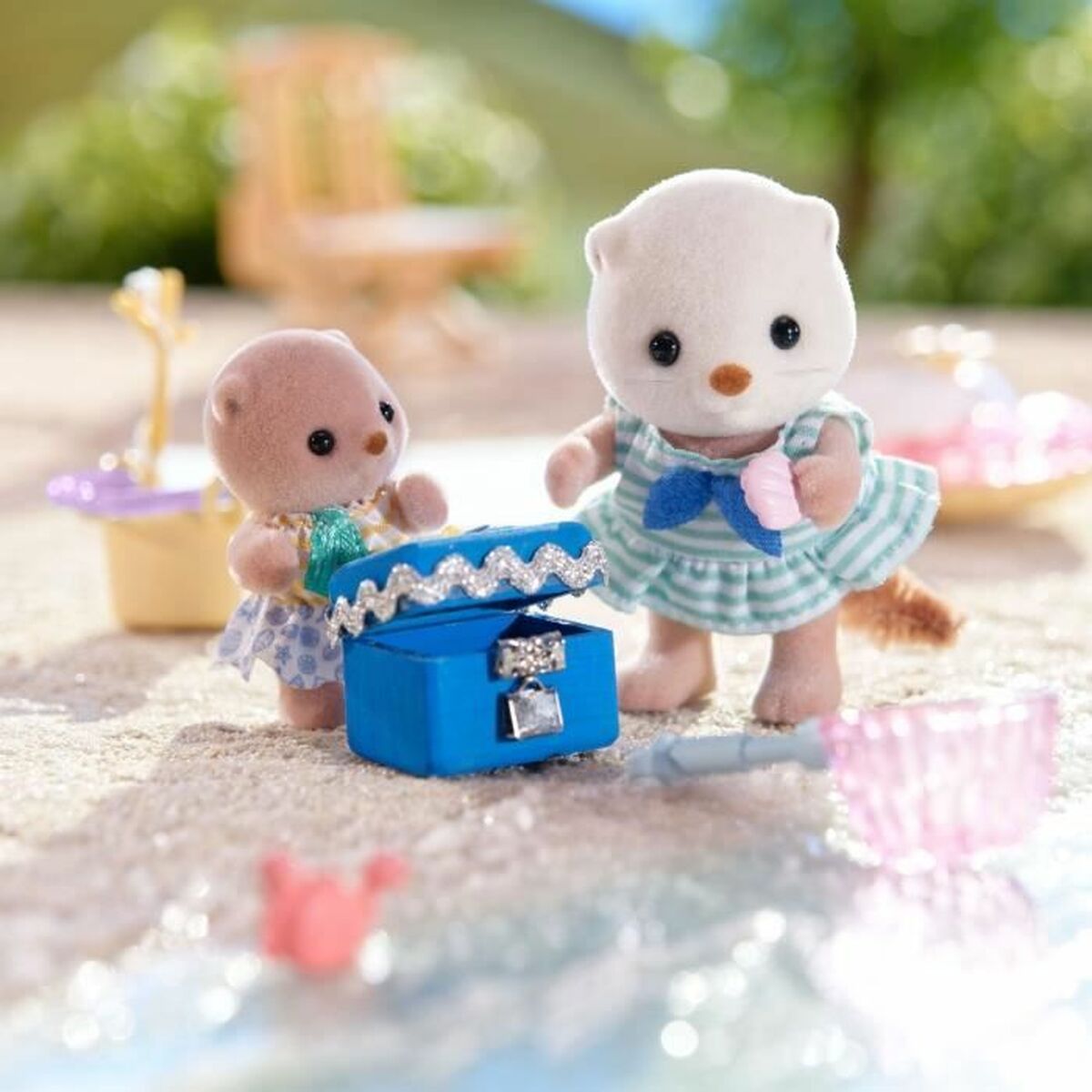 Figura îmbinată Sylvanian Families Las hermanas nutrias marinas animale - Jucarii si jocuri, Păpuși și figurine