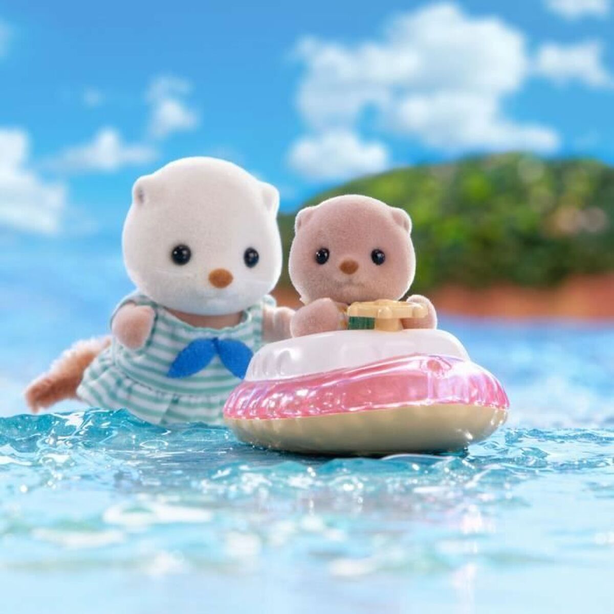 Figura îmbinată Sylvanian Families Las hermanas nutrias marinas animale - Jucarii si jocuri, Păpuși și figurine