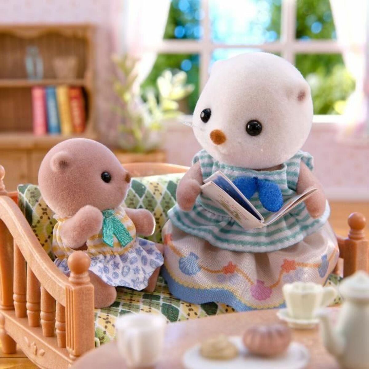 Figura îmbinată Sylvanian Families Las hermanas nutrias marinas animale - Jucarii si jocuri, Păpuși și figurine