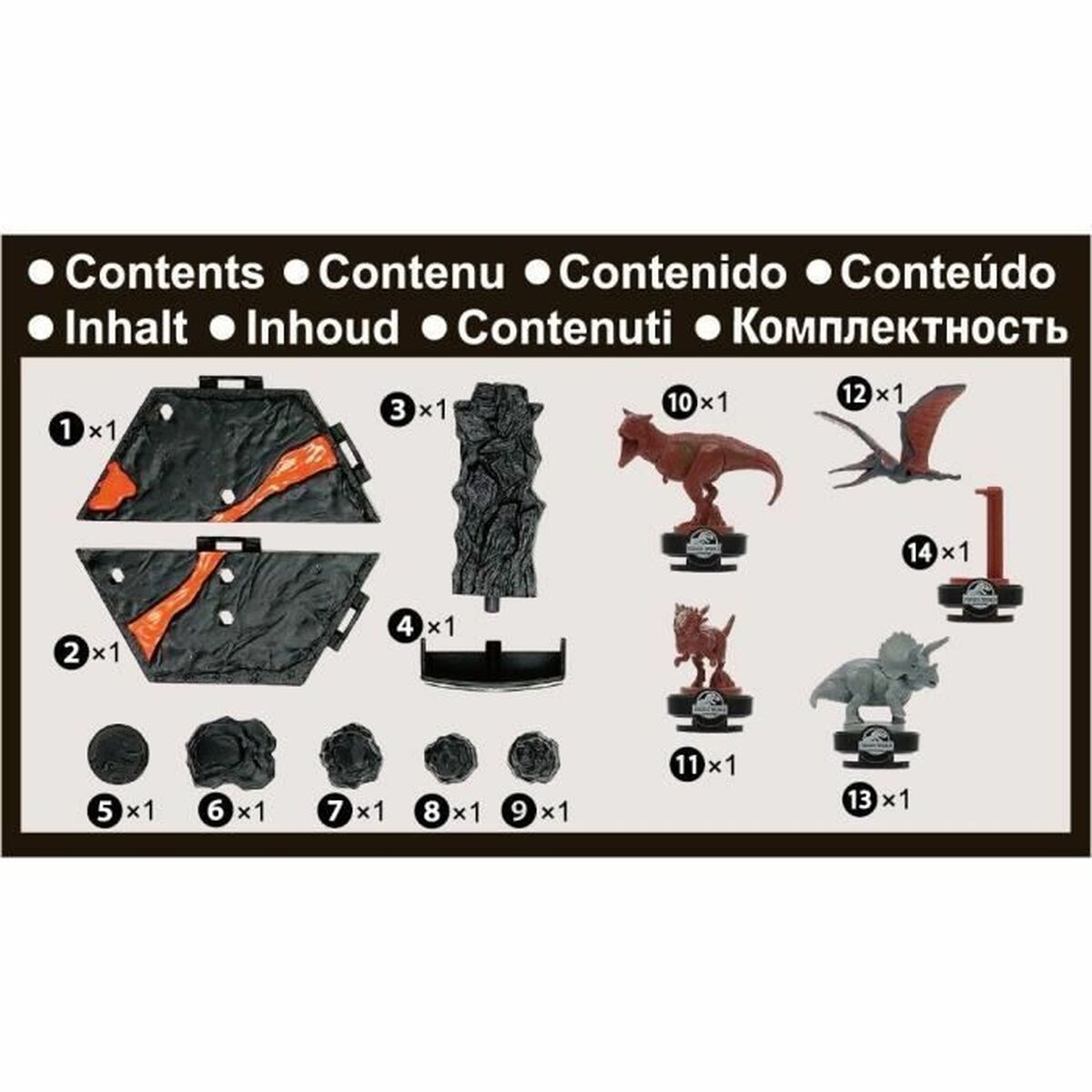 Joc de Masă EPOCH D'ENFANCE Jurassic World Volcano Quake - Jucarii si jocuri, Jocuri și accesorii
