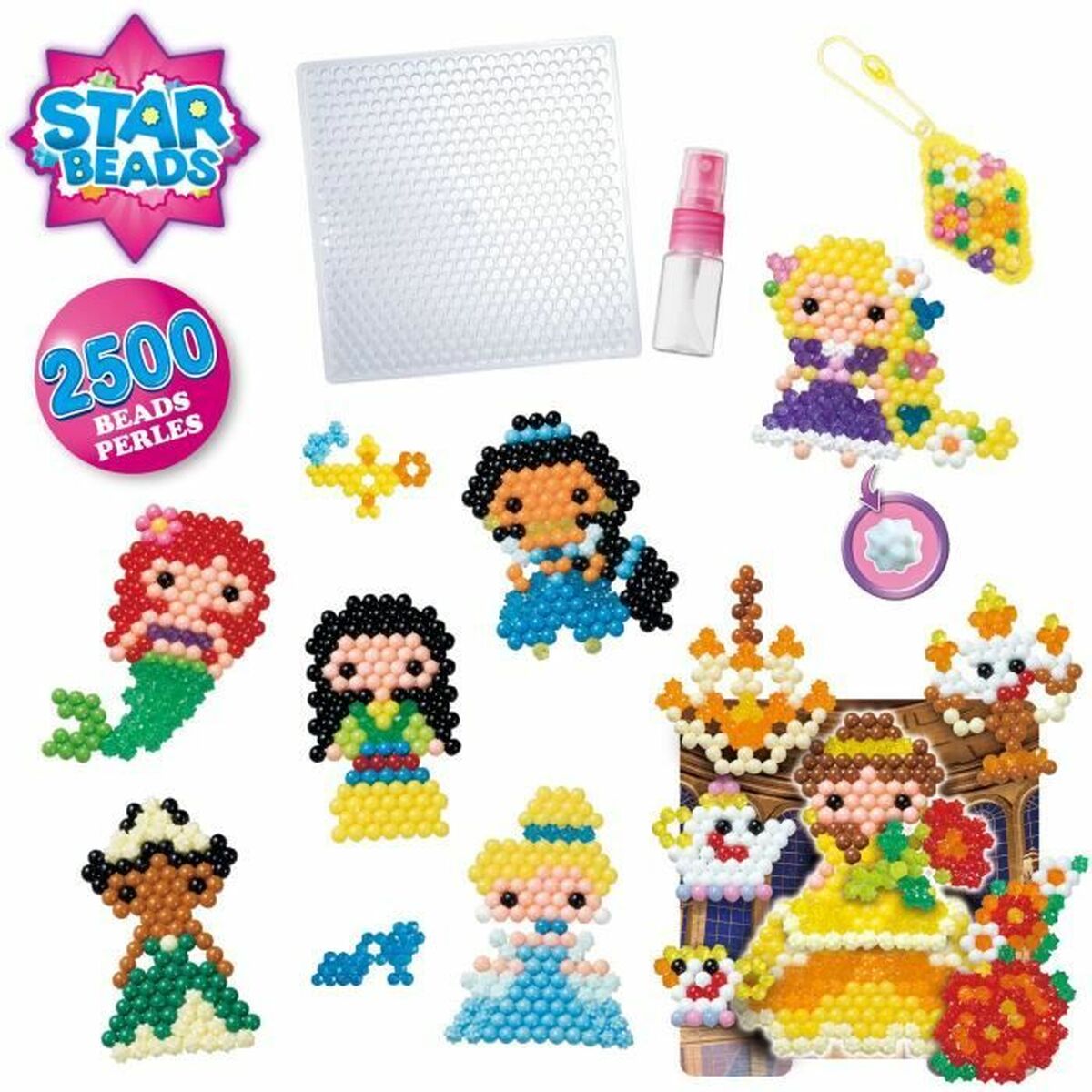 Set de Lucru Manual Aquabeads The Disney Princesses box PVC Plastic - Jucarii si jocuri, Activități creative