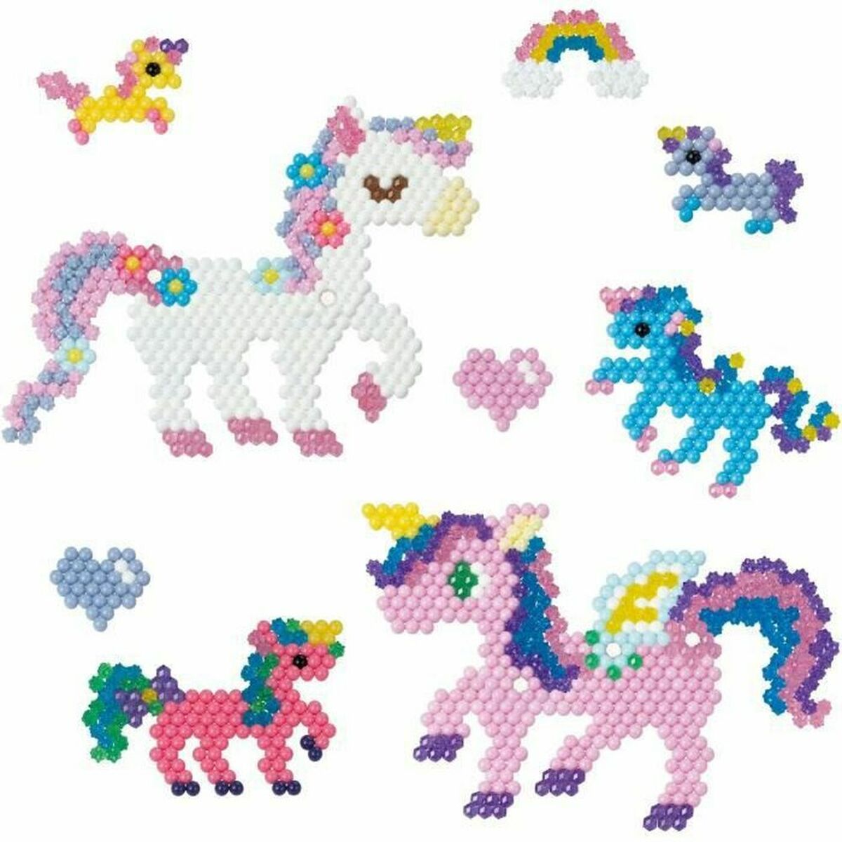 Mărgele Aquabeads Fairy Unicorns 1500 Piese - Jucarii si jocuri, Activități creative