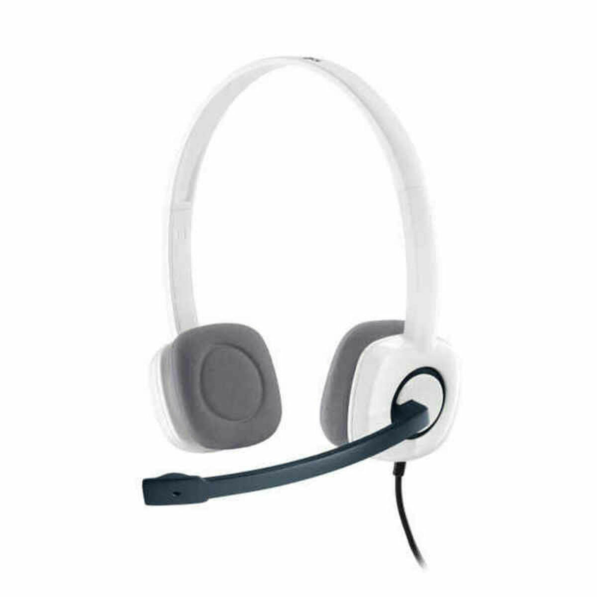 Căști cu Microfon Logitech Alb - Electronică, Joc video