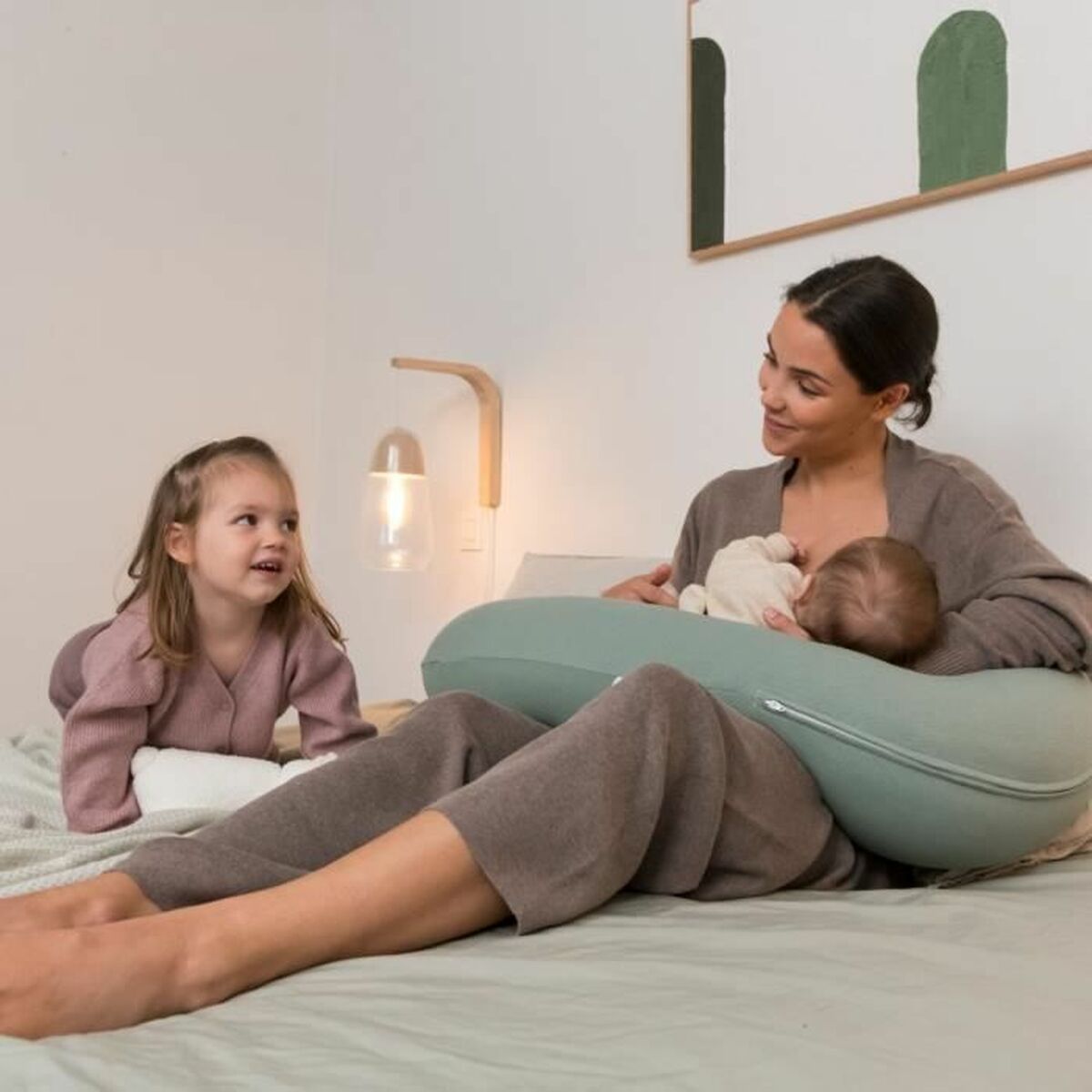 Pernă de Alăptare Babymoov Verde - Bebelus, Alăptarea și hrănirea