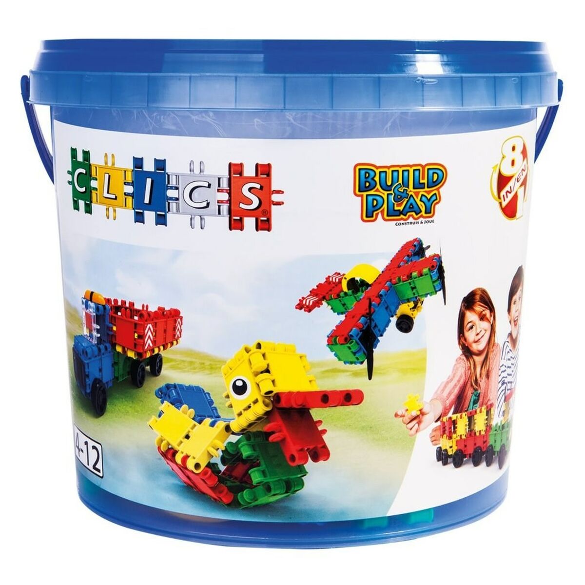 Set de Construcție Clics CB198 Multicolor 122 Piese - Jucarii si jocuri