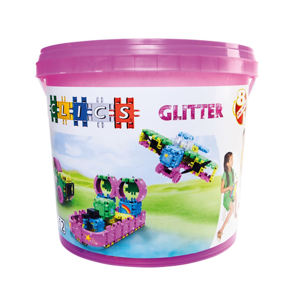 Set de Construcție Clics CB180 Multicolor 132 Piese - Jucarii si jocuri