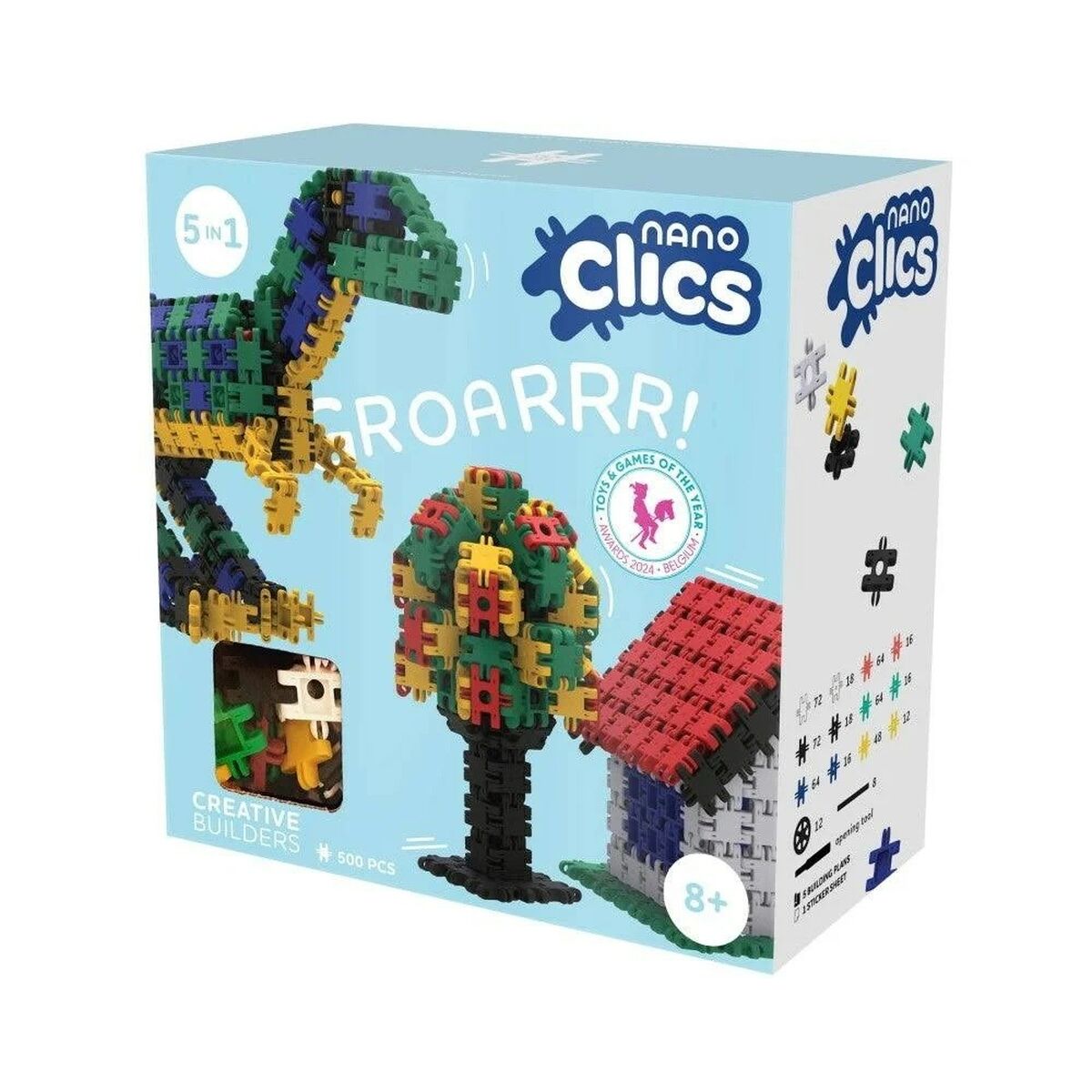 Set de Construcție Clics NC003 500 Piese - Jucarii si jocuri