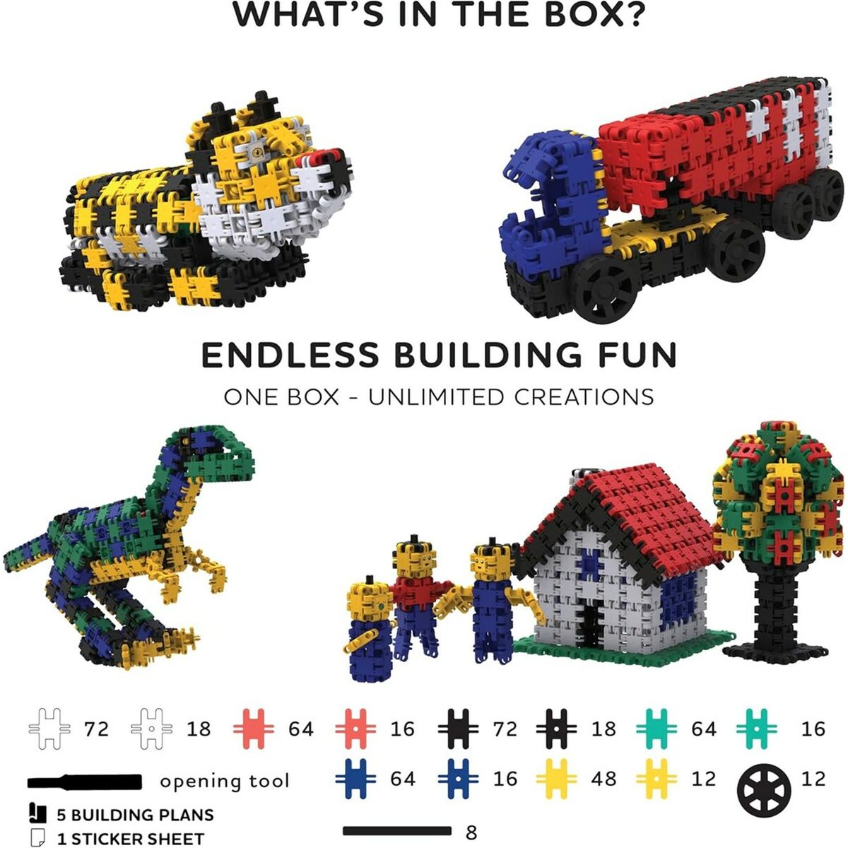 Set de Construcție Clics NC003 500 Piese - Jucarii si jocuri