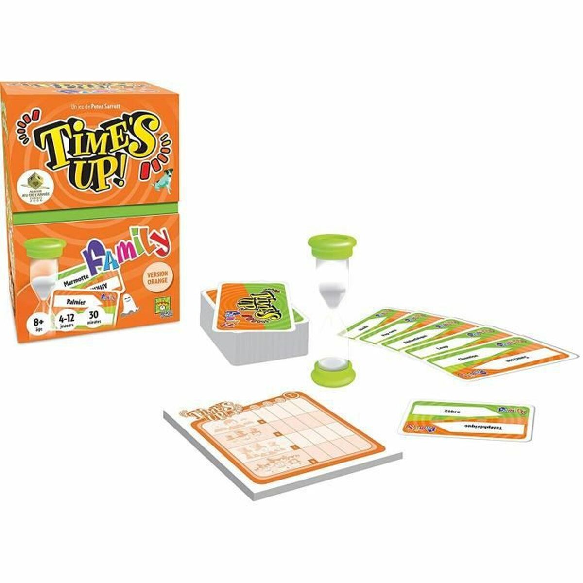 Joc deîntrebări și răspunsuri Asmodee Time's Up Family - Orange Version (FR) - Jucarii si jocuri, Jocuri și accesorii