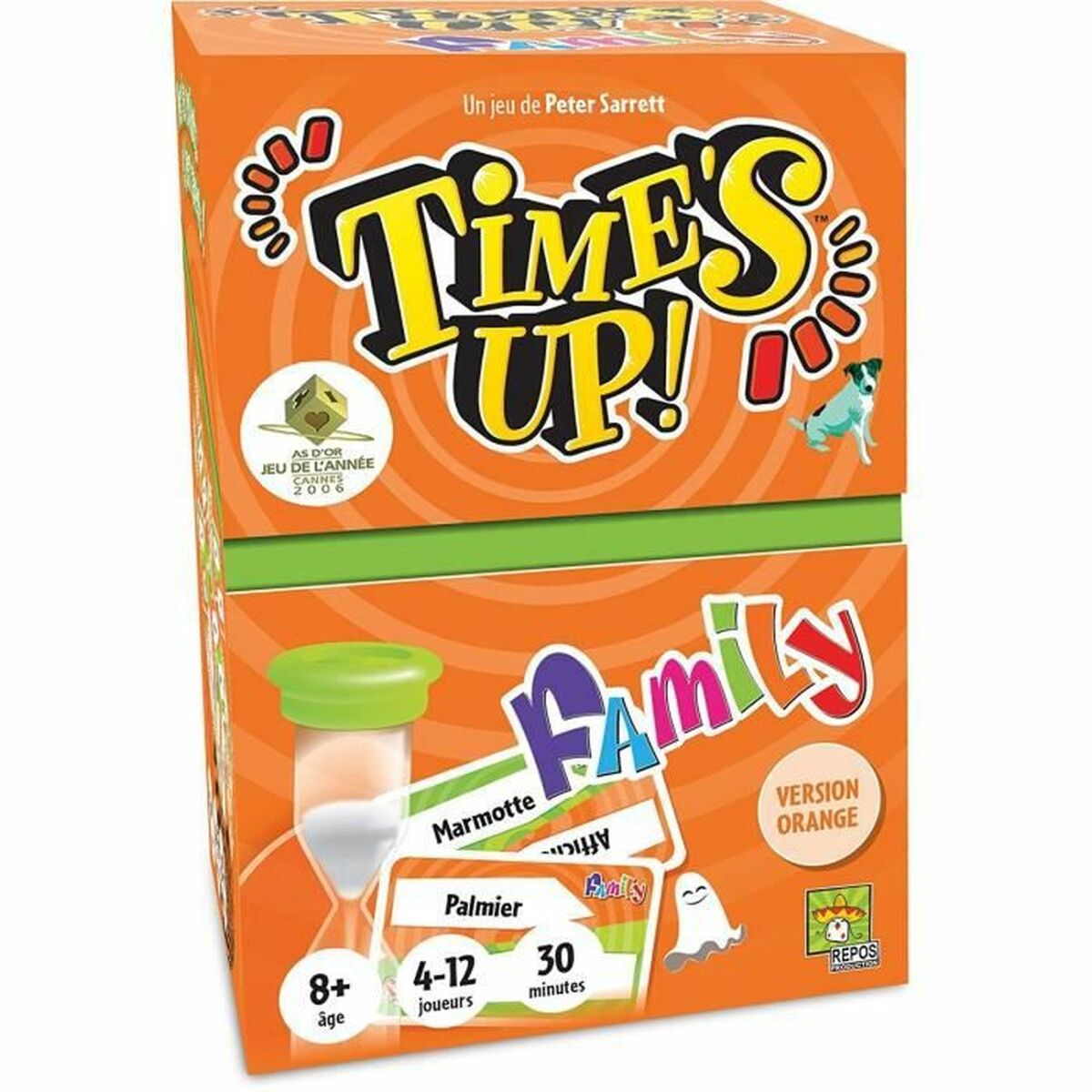 Joc deîntrebări și răspunsuri Asmodee Time's Up Family - Orange Version (FR) - Jucarii si jocuri, Jocuri și accesorii