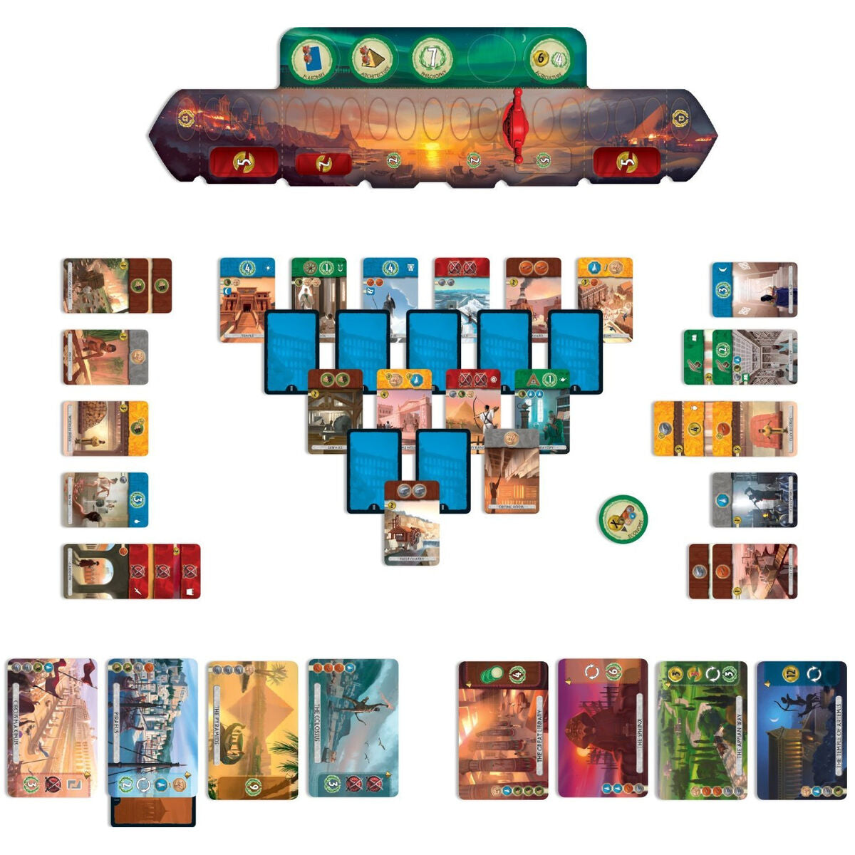 Joc de Masă Asmodee 7Wonders Duel (FR) - Jucarii si jocuri, Jocuri și accesorii