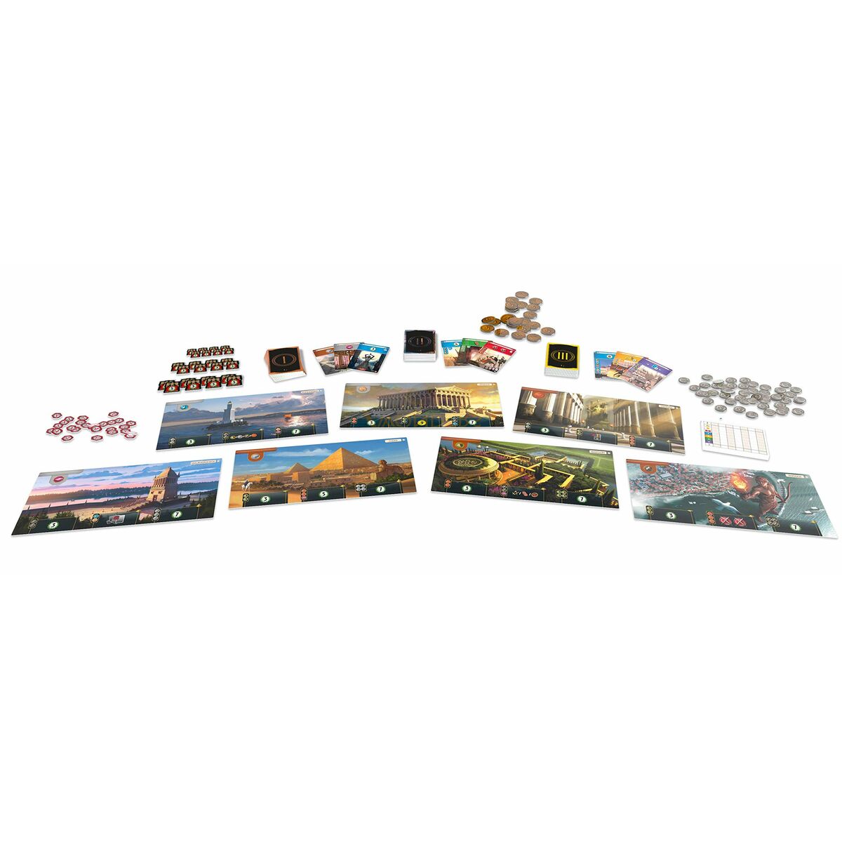 Joc de Masă 7 WONDERS Spaniolă - Jucarii si jocuri, Jocuri și accesorii