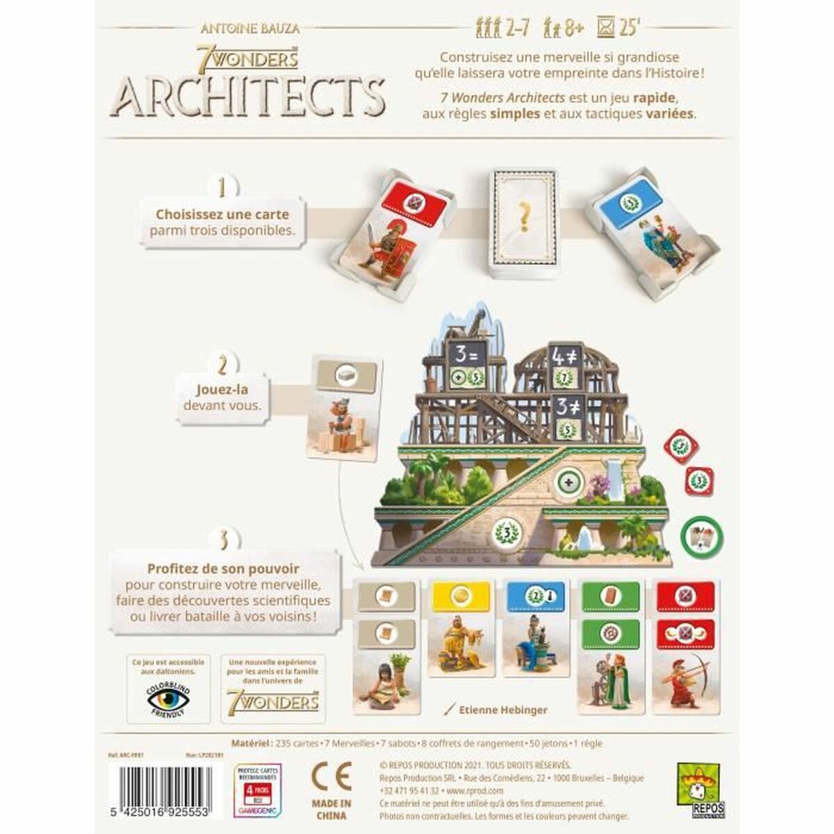 Joc de Masă Asmodee 7 Wonders: Architects (FR) - Jucarii si jocuri, Jocuri și accesorii