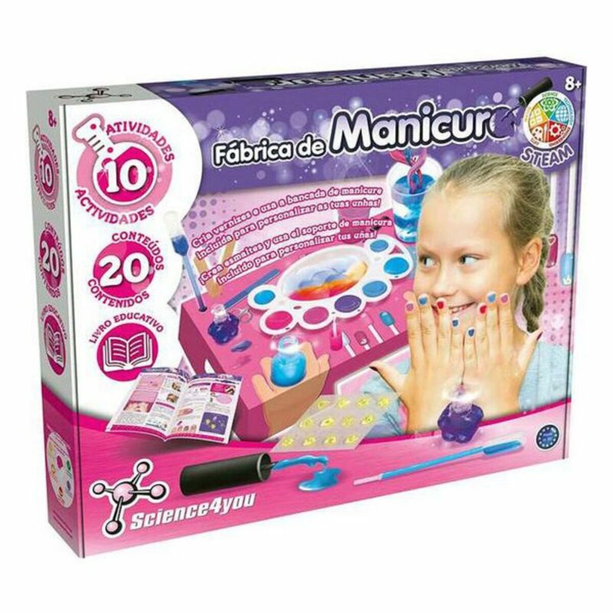 Set de Manichiură Crea tus Esmaltes Science4you 80002646 - Jucarii si jocuri, Jocuri și accesorii