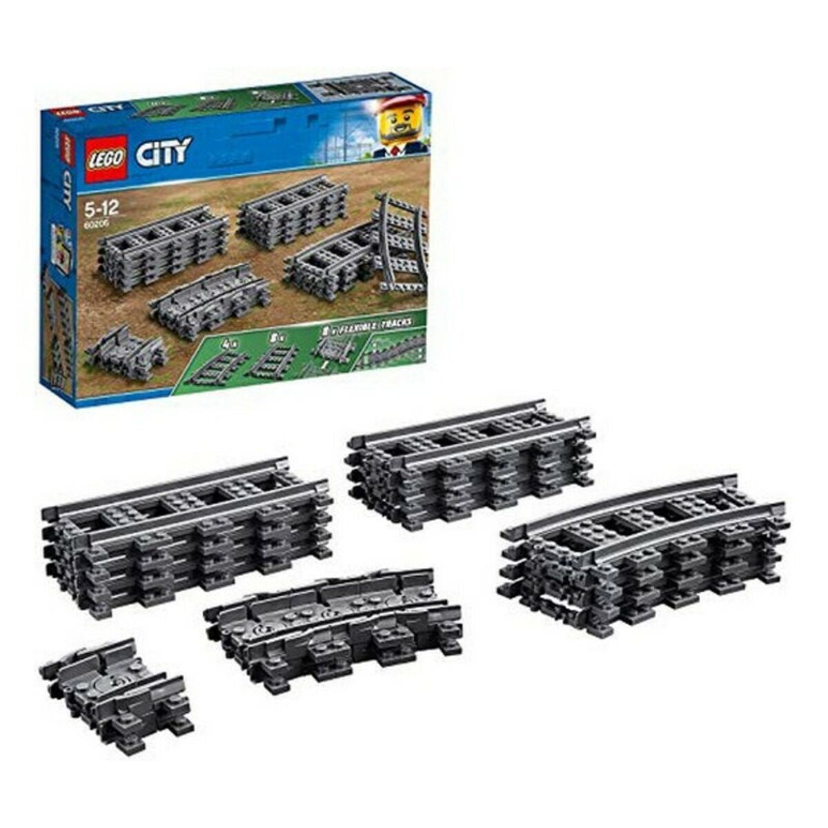 Playset Lego City 60205 Rail Pack 20 Piese - Jucarii si jocuri, Vehicule