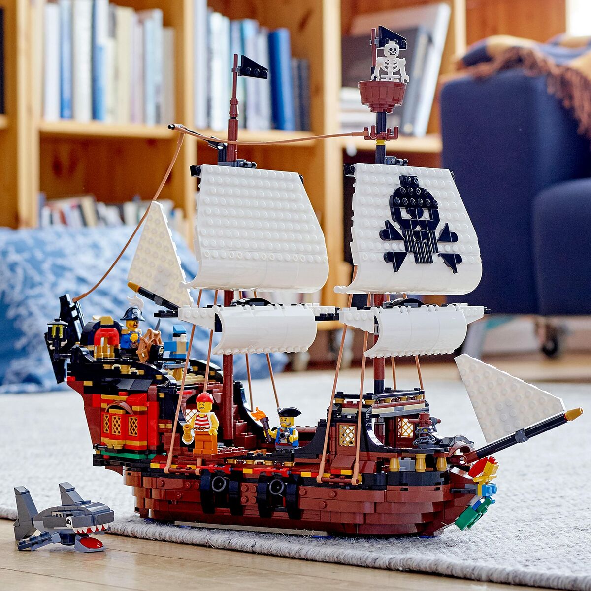 Set de Construcție Lego 31109 Barco Pirata Alb Multicolor Bronz 3 în 1 1260 Piese - Jucarii si jocuri