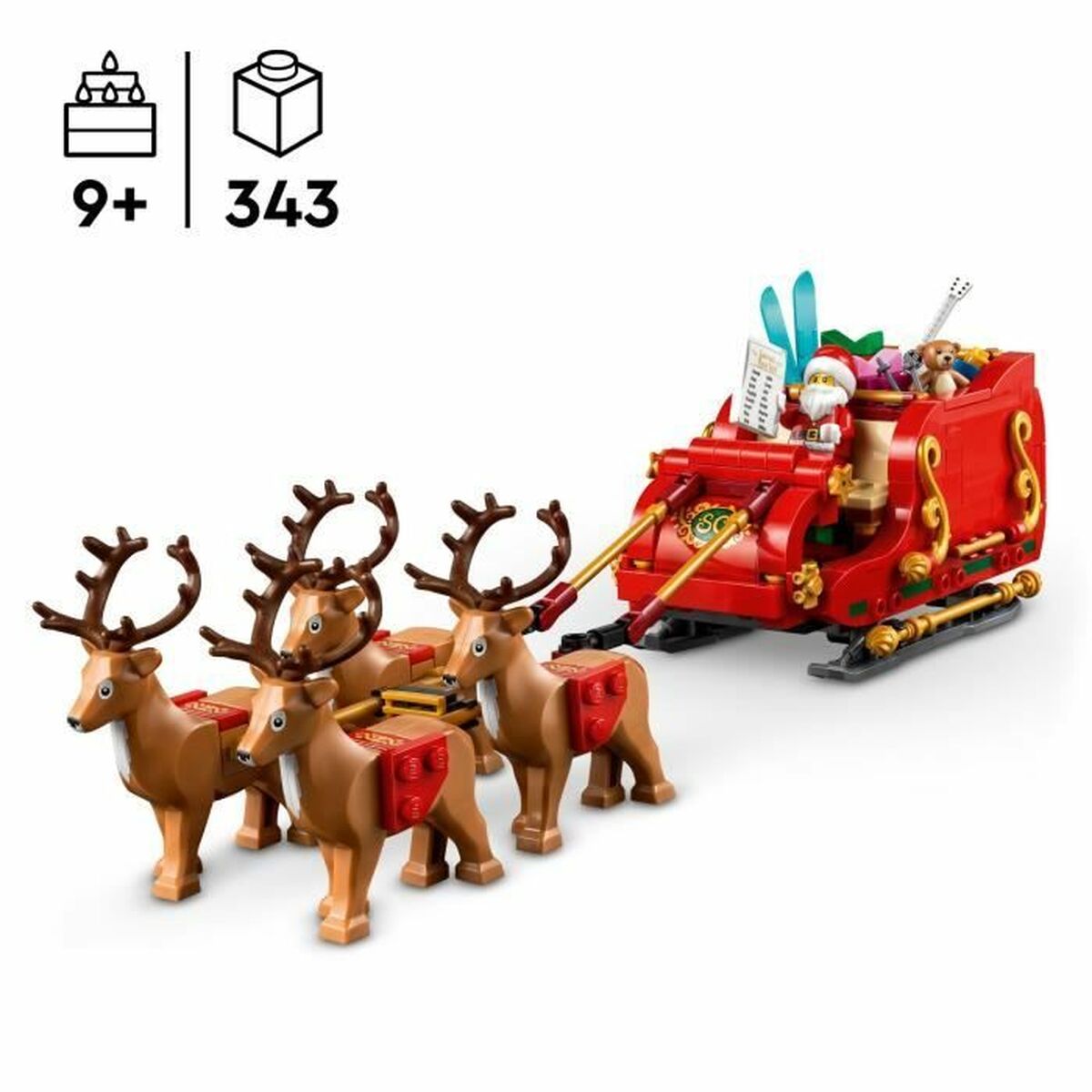 Set de Construcție Lego 40499 Santa s Sleigh Multicolor - Jucarii si jocuri