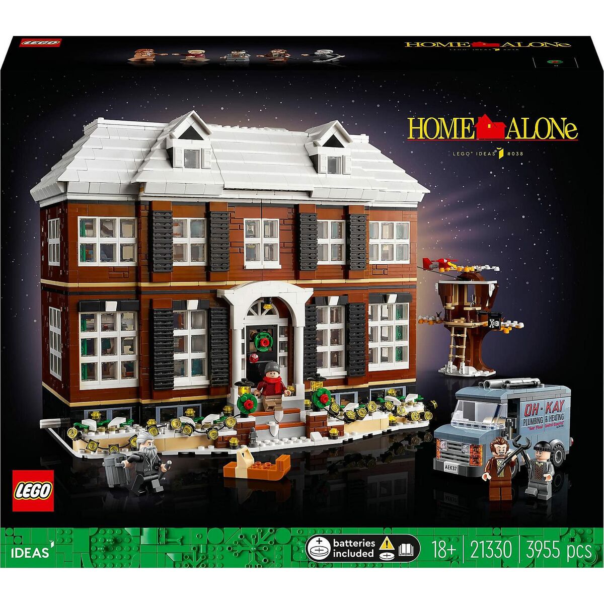Set de Construcție Lego Ideas 21330 Home Alone: Mom, I Missed The Plane! Negru 3955 Piese - Jucarii si jocuri