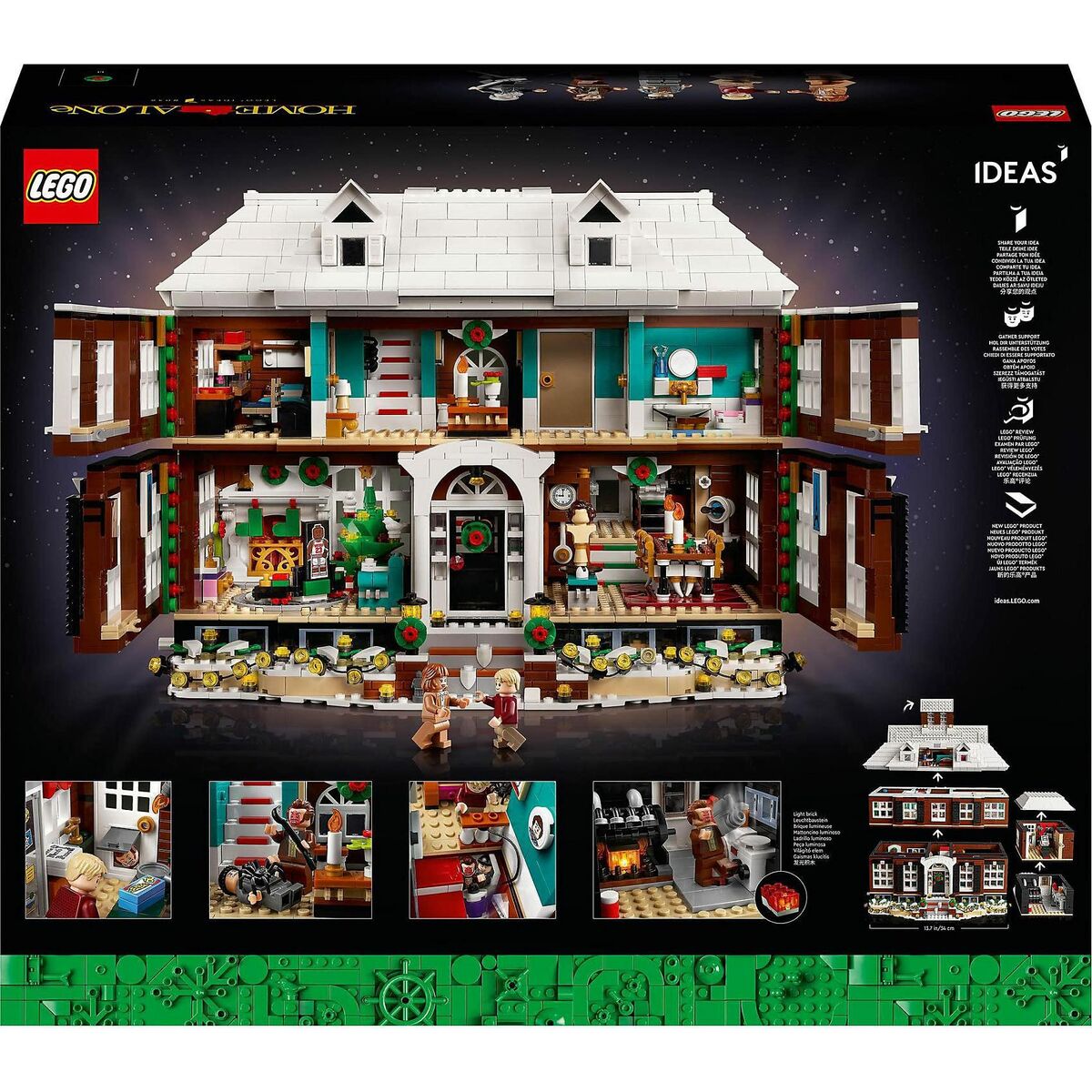 Set de Construcție Lego Ideas 21330 Home Alone: Mom, I Missed The Plane! Negru 3955 Piese - Jucarii si jocuri
