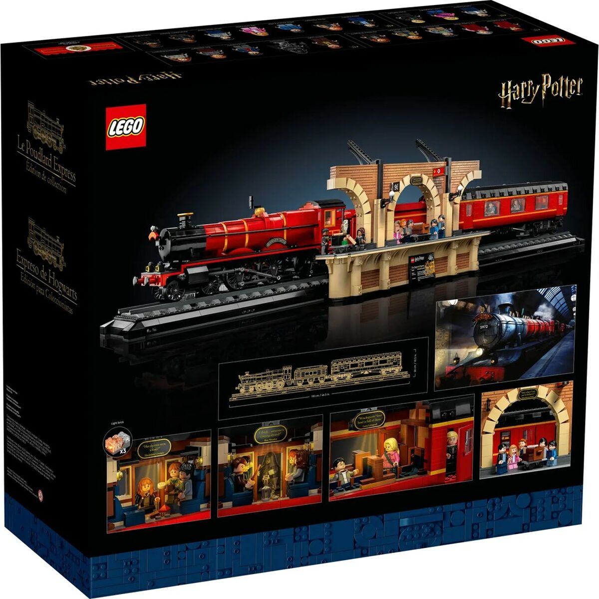 Playset Lego Harry Potter 76405 Hogwarts Express - Collector's Edition 5129 Piese 20 x 26 x 118 cm - Jucarii si jocuri, Păpuși și figurine