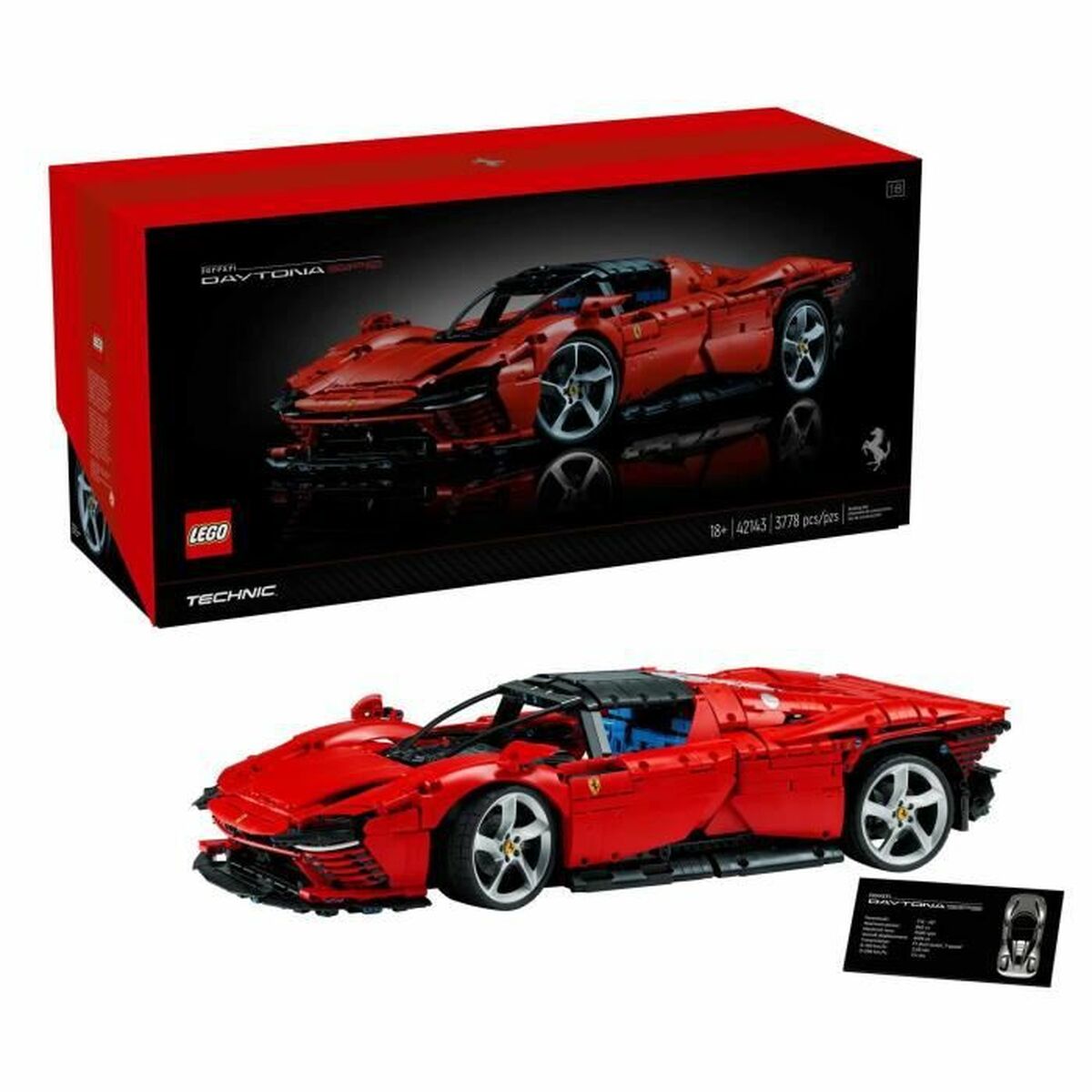 Set de Construcție Lego Technic 42143 Ferrari Daytona SP3 Multicolor 3778 Piese - Jucarii si jocuri
