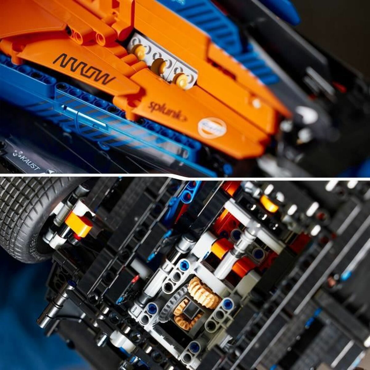 Set de Construcție Lego Ferrari 488 GTE AF Corse 51 Albastru Negru Portocaliu - Jucarii si jocuri