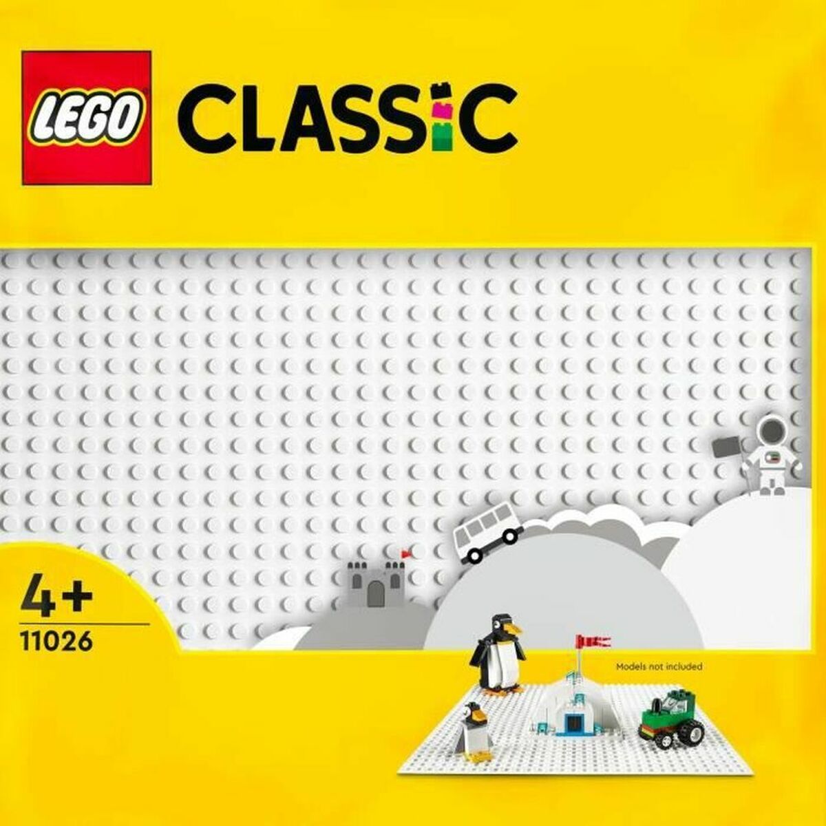 Bază de sprijin Lego 11026 Classic The White Building Plate Alb - Jucarii si jocuri