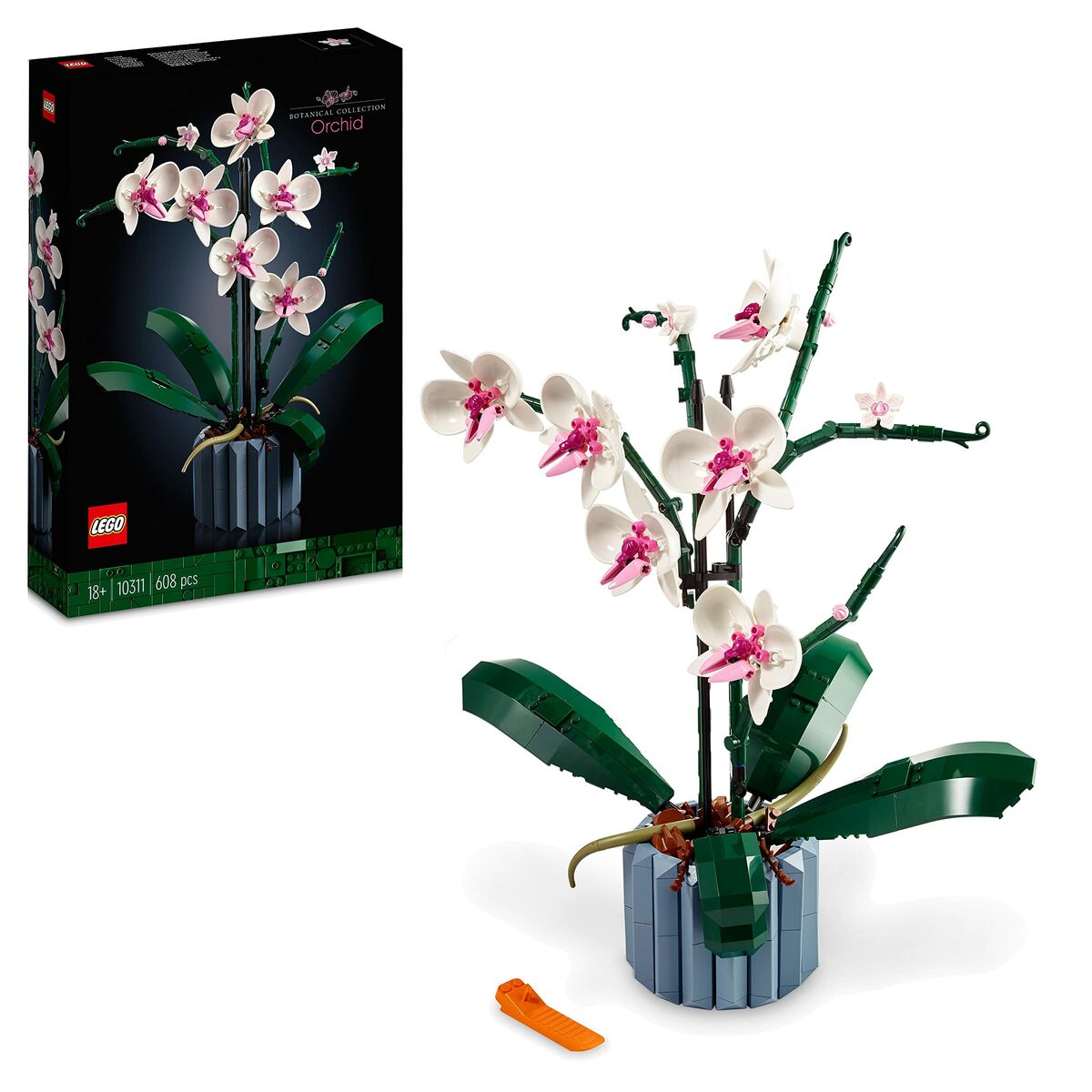 Playset Lego The Orchid Plants with Indoor Artificial Flowers - Jucarii si jocuri, Păpuși și figurine