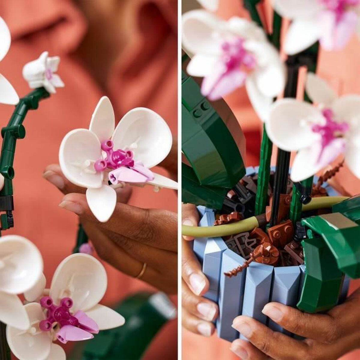 Playset Lego The Orchid Plants with Indoor Artificial Flowers - Jucarii si jocuri, Păpuși și figurine