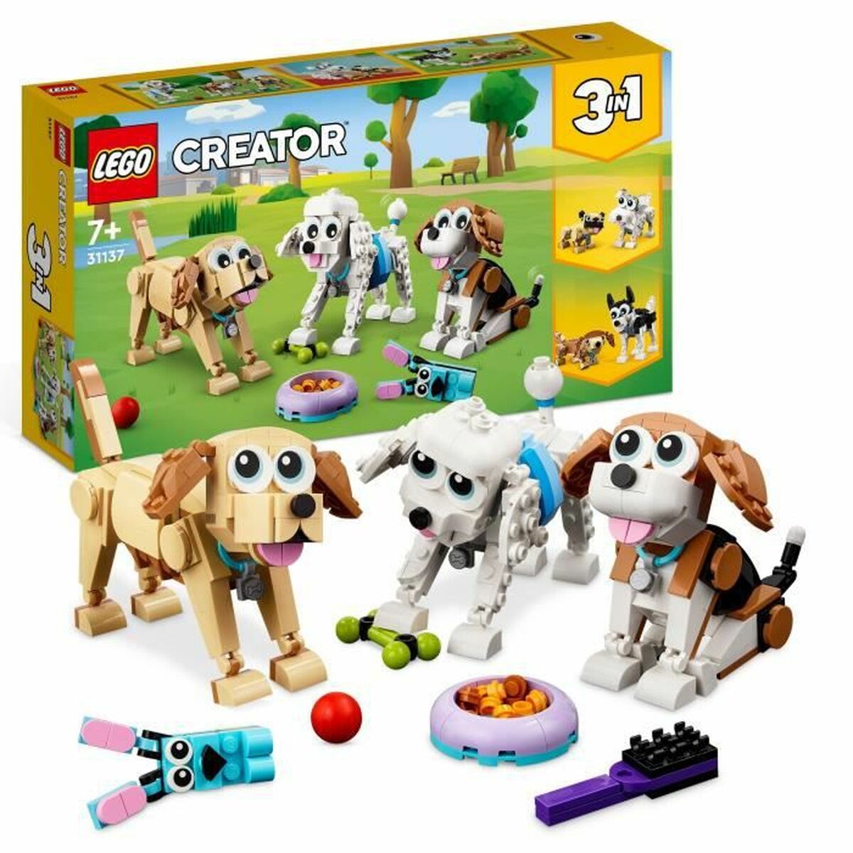 Set de Construcție Lego 31137 PERROS ADORABLES 3 în 1 - Jucarii si jocuri