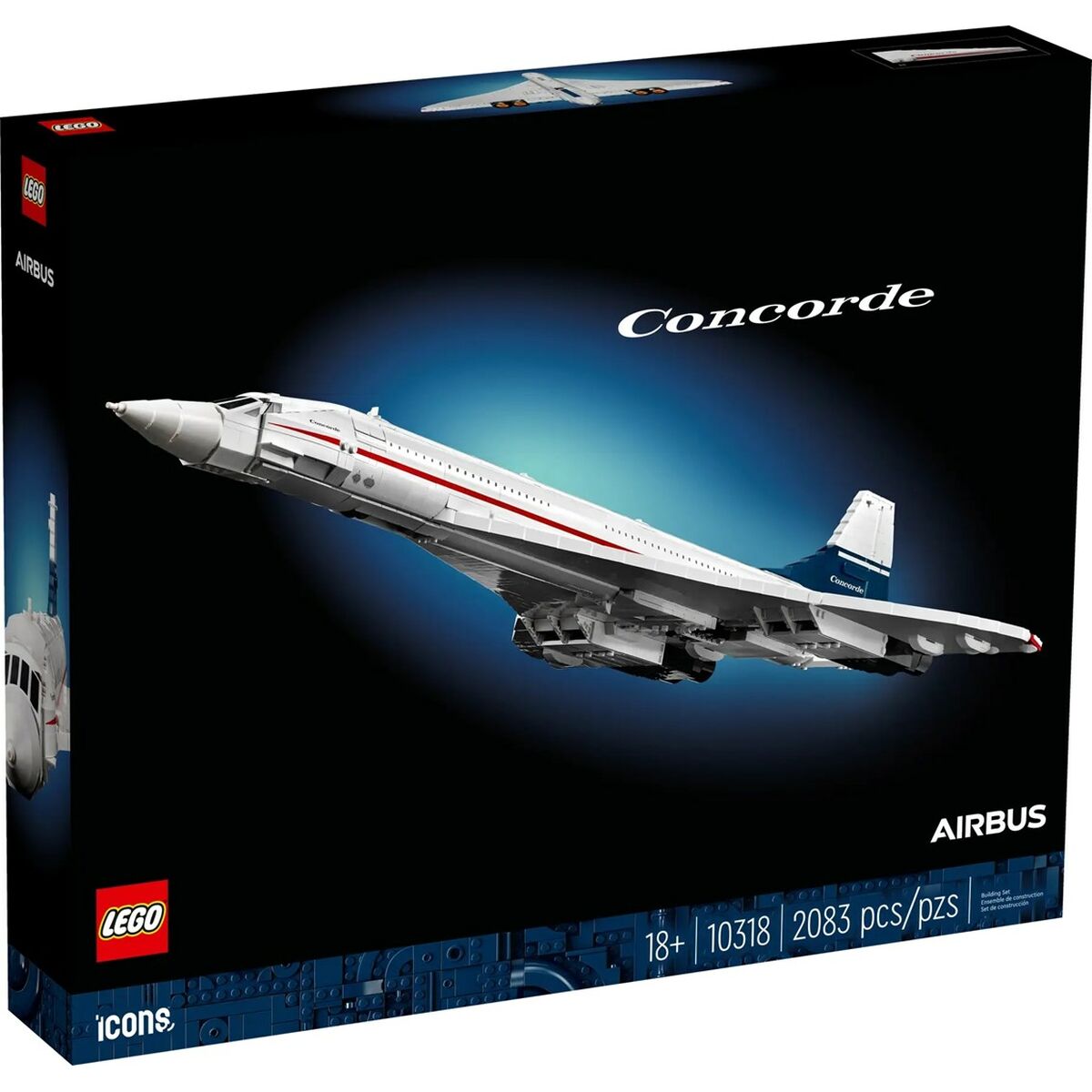 Set de Construcție Lego 10318 Concorde Alb 2083 Piese - Jucarii si jocuri